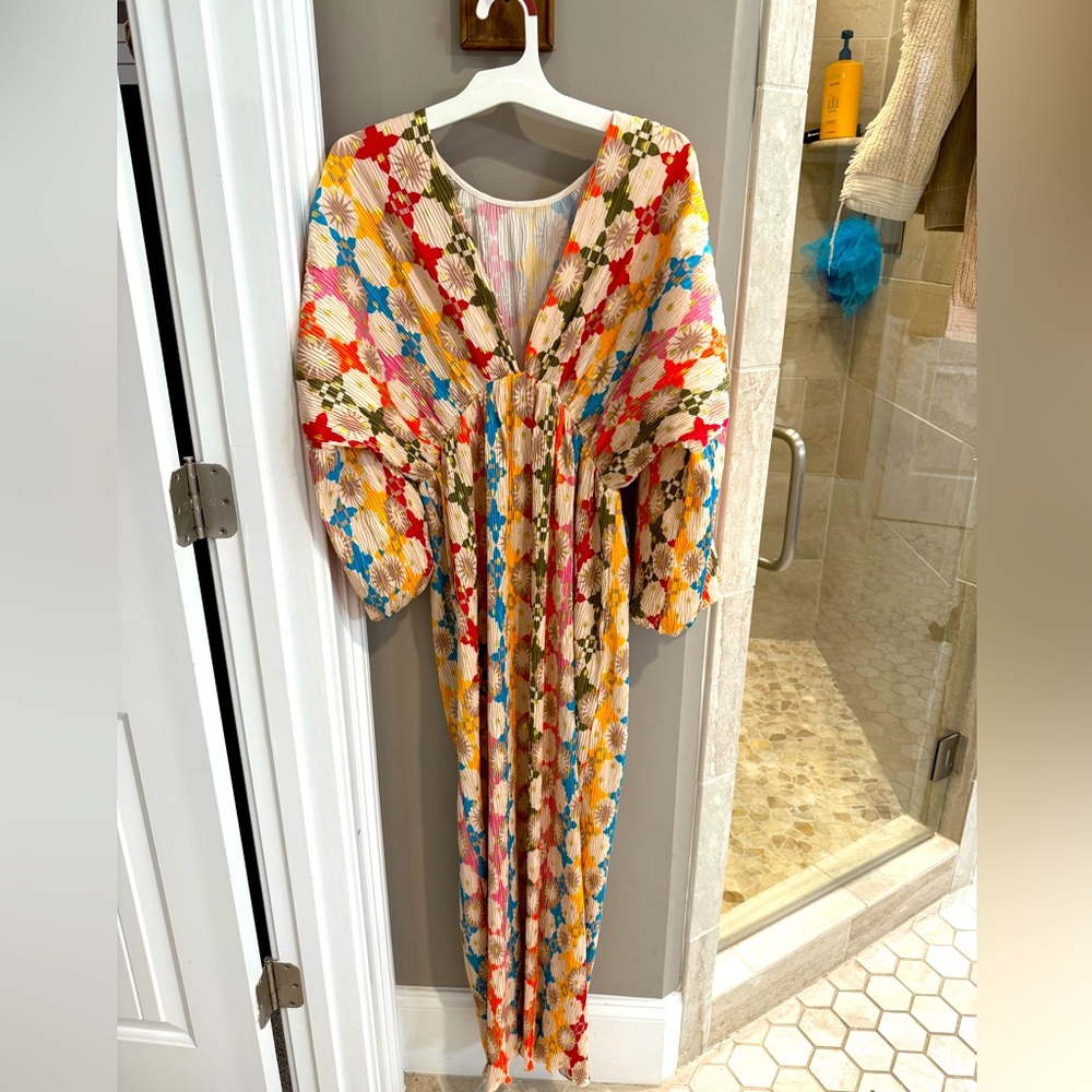 Colorful Floral Maxi Dress